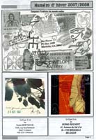 Nada Zéro, mail art, page 02. Tampons d'artistes, Diane Bertrand, Bernd Reichert